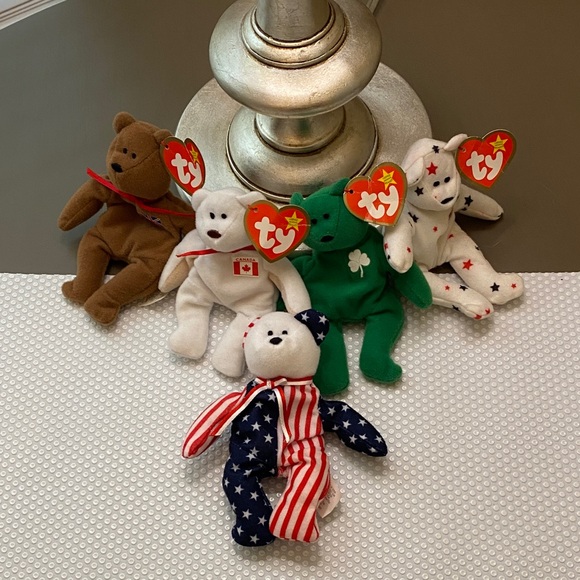 Ty Teenie Beanie Babies Patriotic and Classic Plush Set - Picture 1 of 7